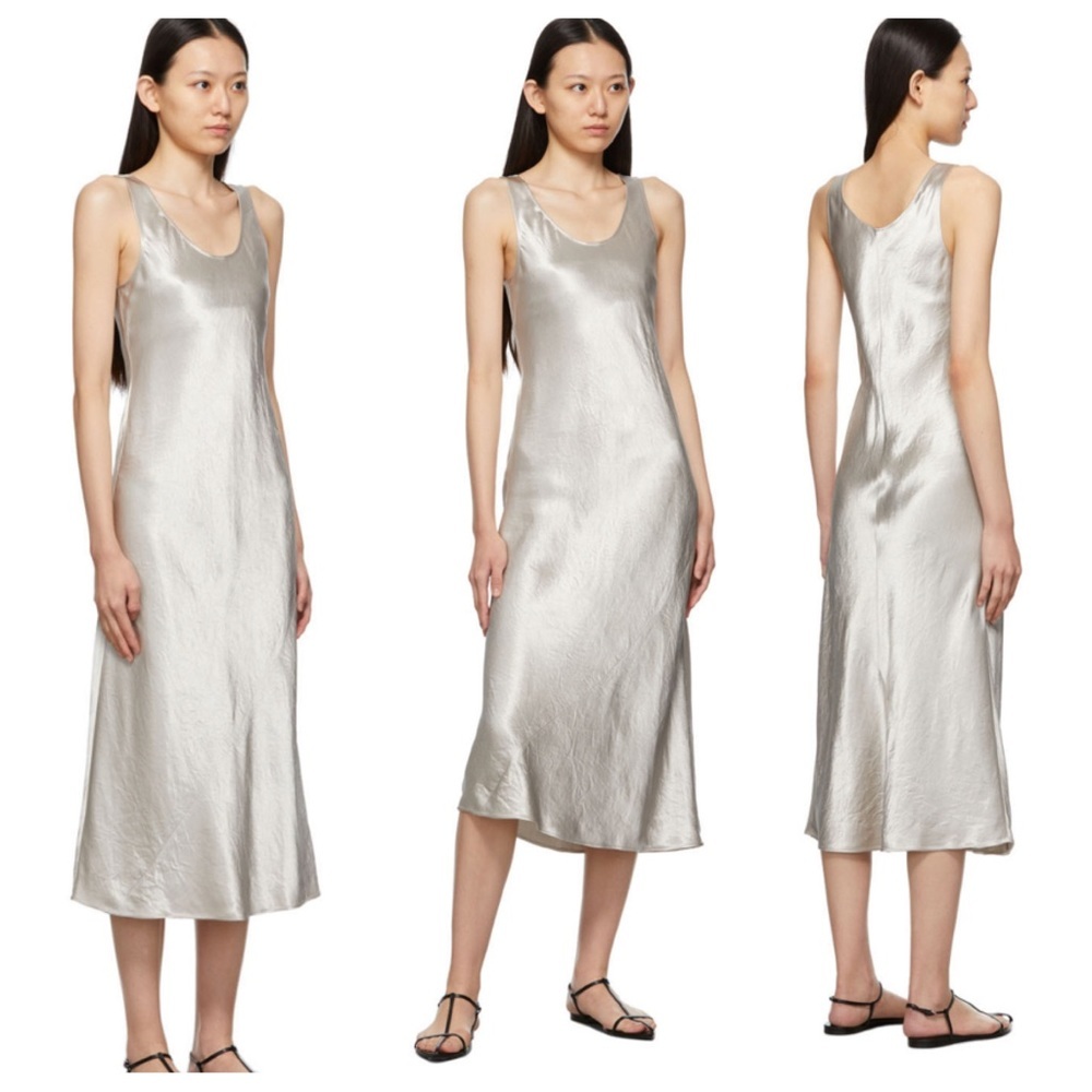 NWT! MAX MARA Leisure Talete Satin Midi Dress